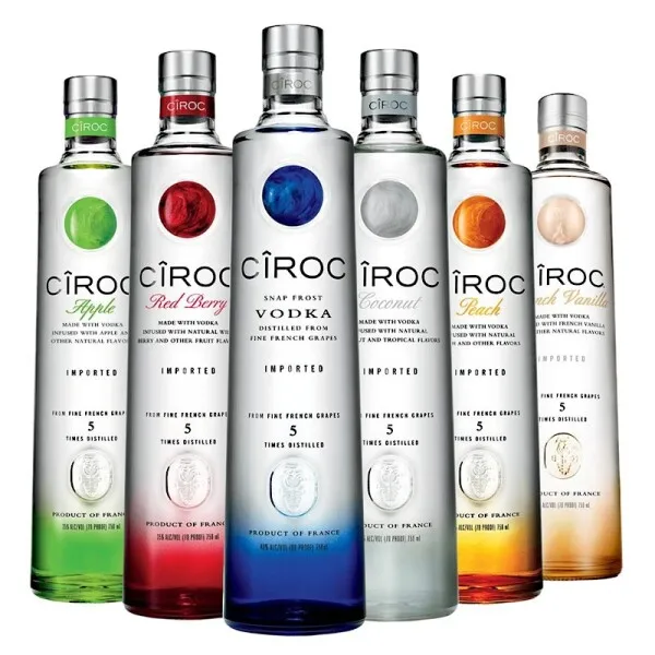 CIROC VODKA / BEST SELLING VODKA IN EUROPE / ALL FLAVOURS