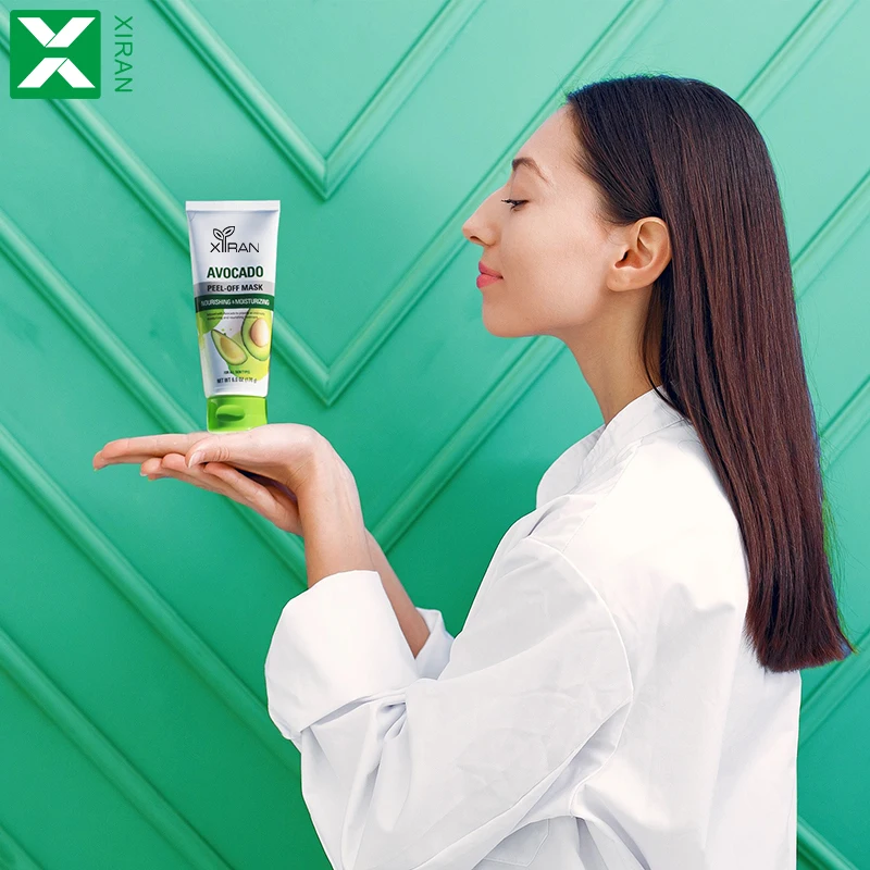 Private Label Rose Petal, Avocado, Charcoal Remove Blackhead Peel off Face Mask Moisturizing Deep Cleansing Facial Peel off Mask