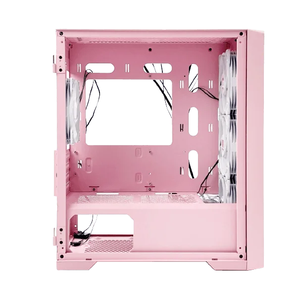 Розовый M-ATX компьютерный корпус для игровой esport