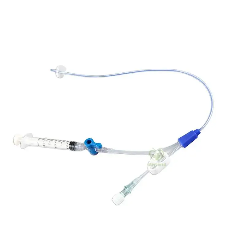 Medical Silicone HSG catheter Hysterosalpingography Catheter