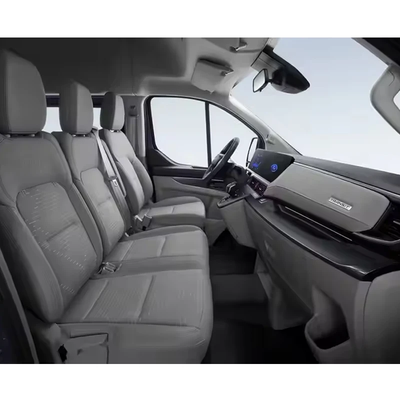2024 New JMC e- Transit T8 4x4 4WD 2WD Battery-Electric Cargo Van 15 Seats Family Passenger Van Light Commercial Vehicles