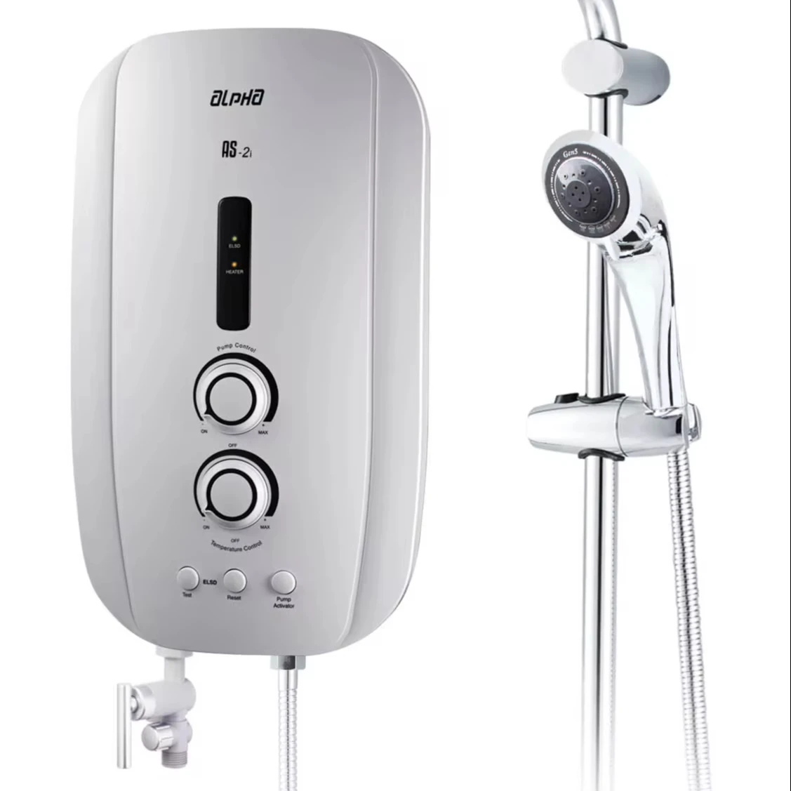 Заводские предложения, мгновенный Электрический водонагреватель, AS-2i 3,5 кВт белого цвета, с насосом постоянного тока и тропическим душем, подходит для любого дизайна
