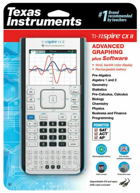 Verified supplier for Authentic Texas Instruments TI-Nspire CX II CAS Color Graphings Calculator Factory Sealed