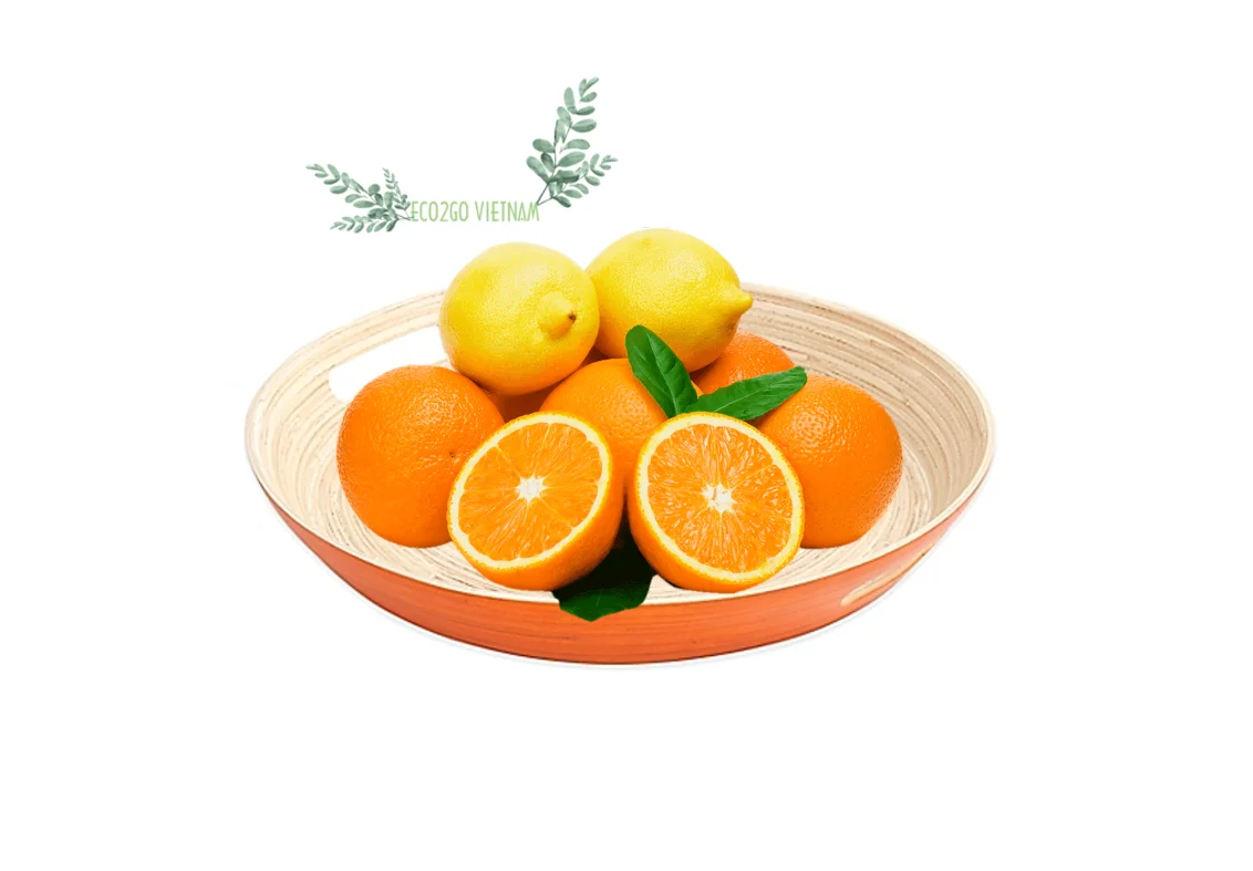 New Simple Style Eco-Friendly Bamboo Fiber Plate/ Natural Bamboo Plate Fruit Rice Salad Food Bowl