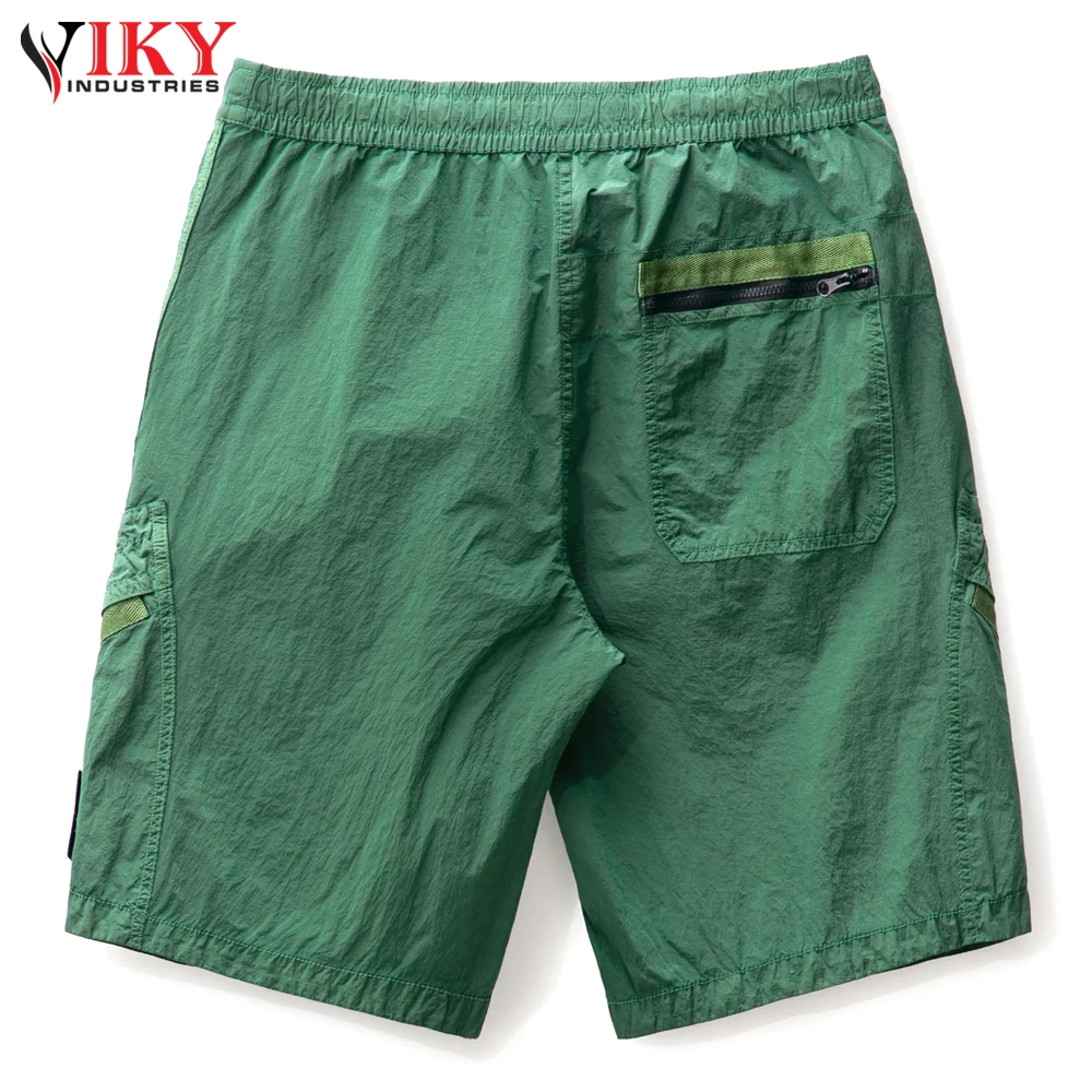 Green Color Good Selling Flexible Product Breathable Premium Quality Outer Wear Men Nylon Shorts BY VIKY INDUSTRIES
