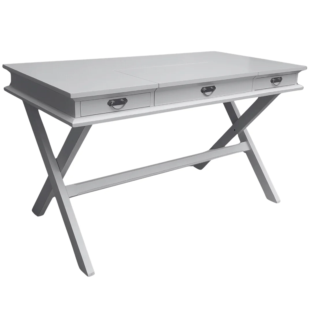 Elegant Cottage Premium Barrister Wooden Office Desk High Quality Furniture for Living Room and Dining Room