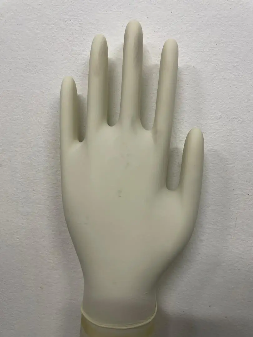 Fast Delivery Hot Non Sterile Milky White Color Industrial Usage Powdered Hand Protection Latex OEM Malaysia Manufacturing