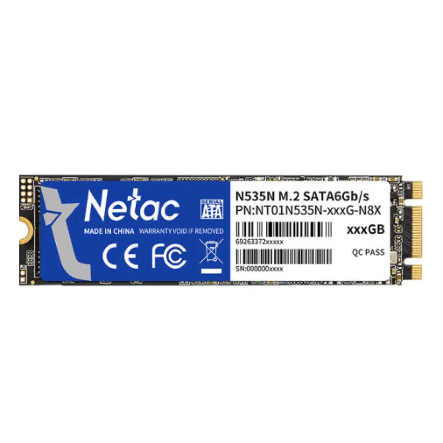 Netac N535N SSD M.2 2280 SATA 6Gb/s 128GB 256GB  512GB 1TB 2TB Reliable quality and stable performance