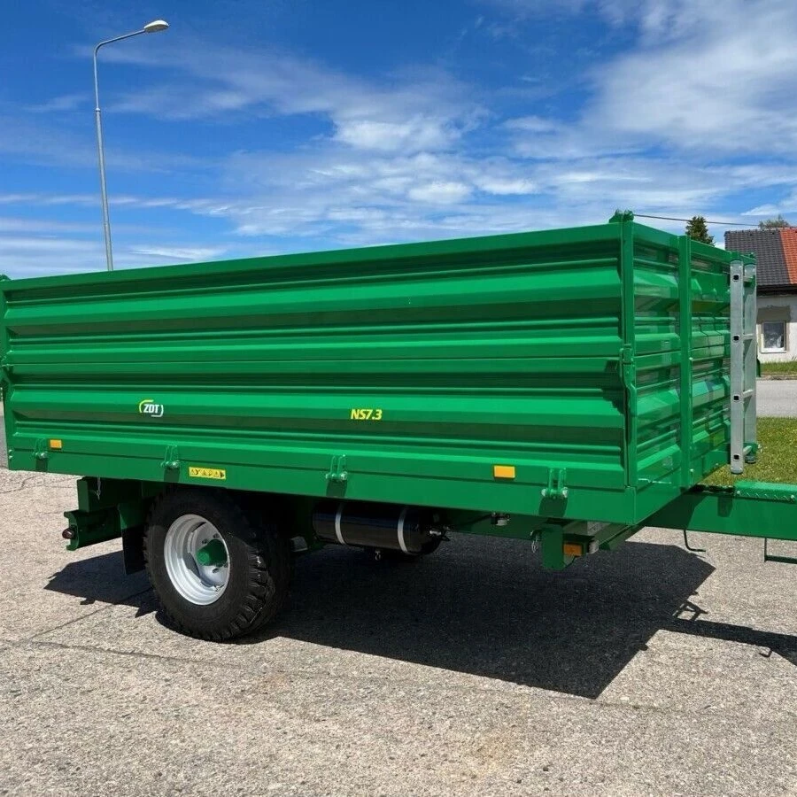Used Farm Equipment Tractor Farm Trailer PTO hydraulic Timber Loading Trailer