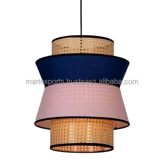 Natural Rattan Lamp Hot Selling  Made In INDIA Hanging Pendent Home decor