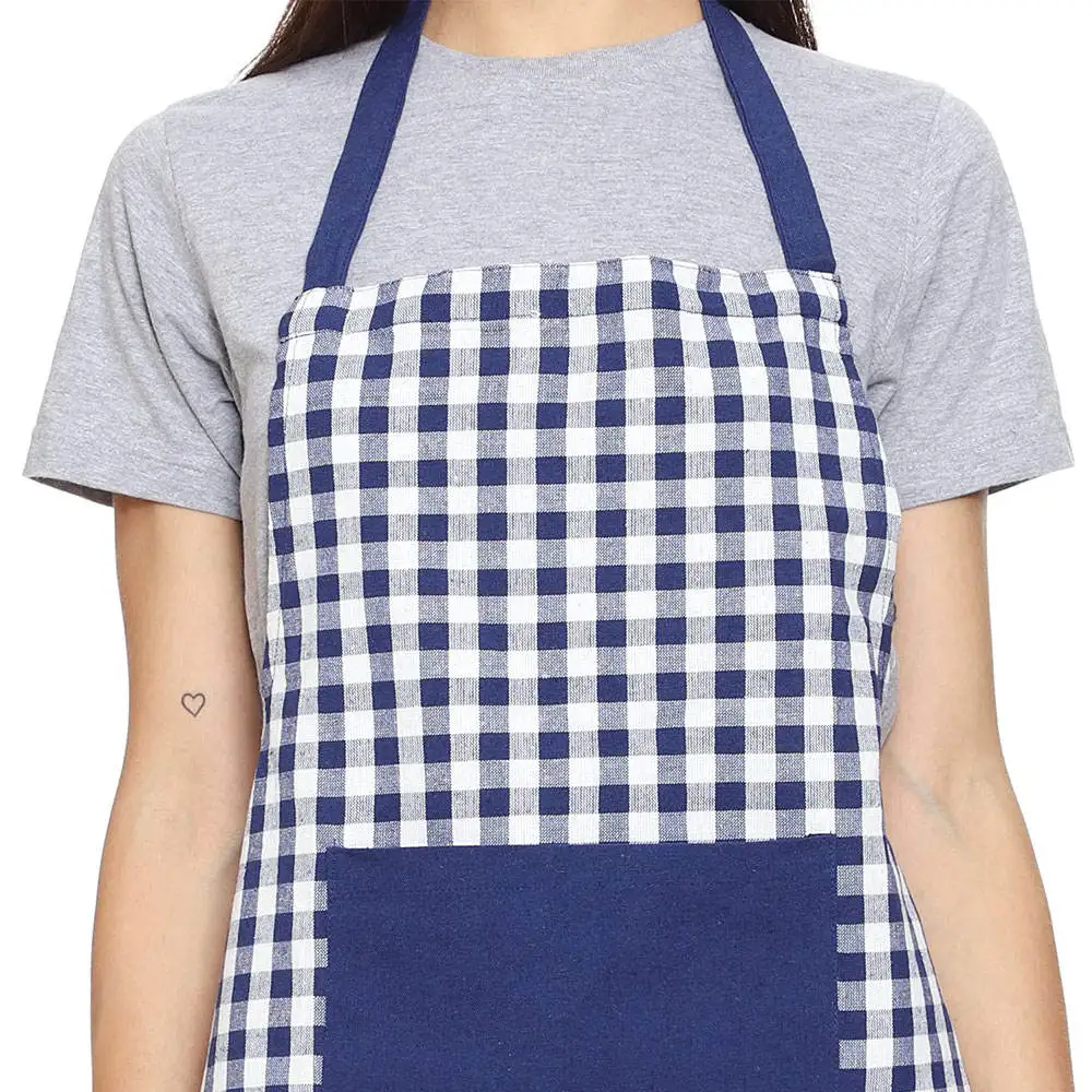 2024 Top Quality Custom Made Wholesale Polyester Aprons / Wholesale Comfortable To Wear All Sizes Kitchen Aprons