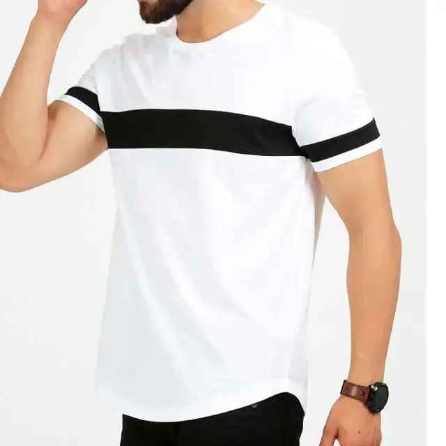 T Shirt Custom Plain Tshirts For Printing White Tshirts Cotton Wholesale Black T Shirt Manufacturer High Quality