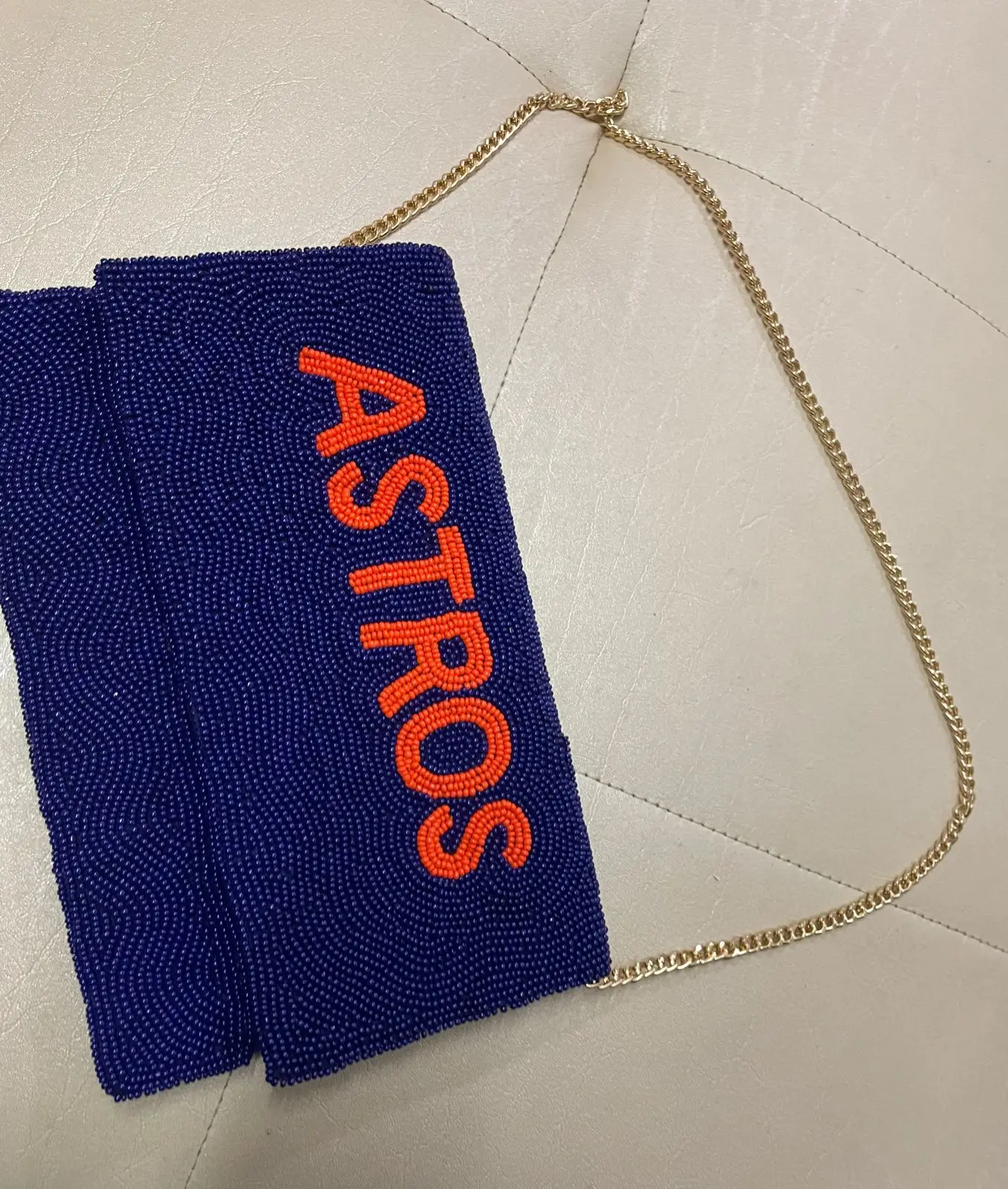 Baseball Team Astros Customized Clutch Bags For Women