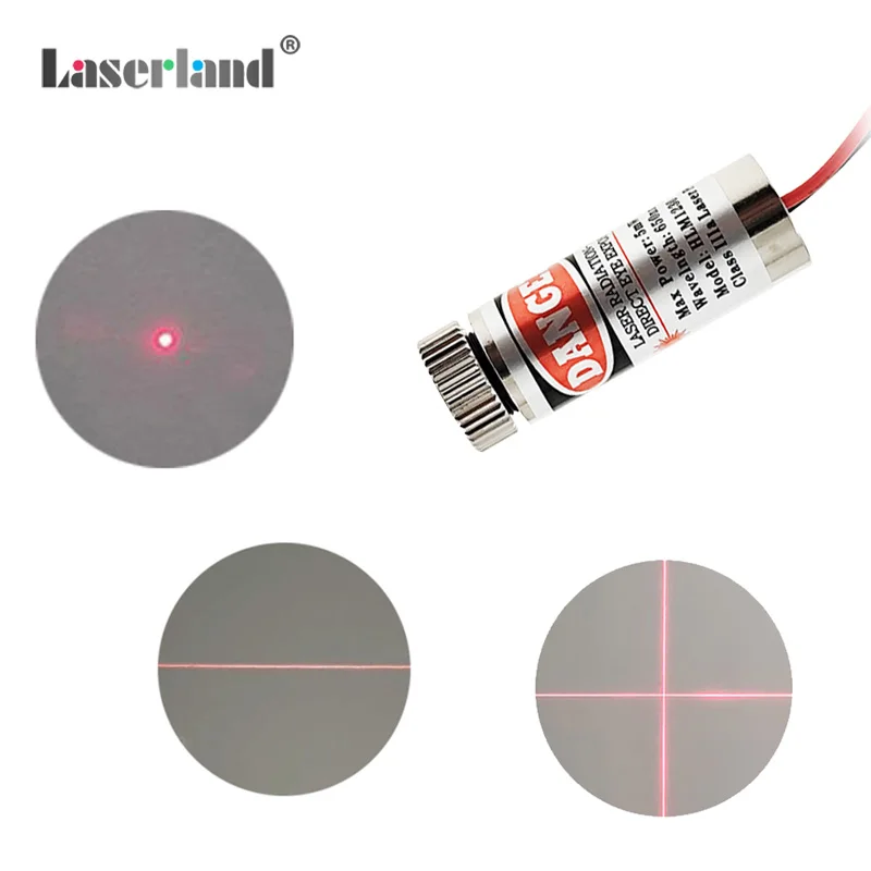 650nm Light Source Generator Red Semiconductor Laser Module Laser Dot Line Cross Laser