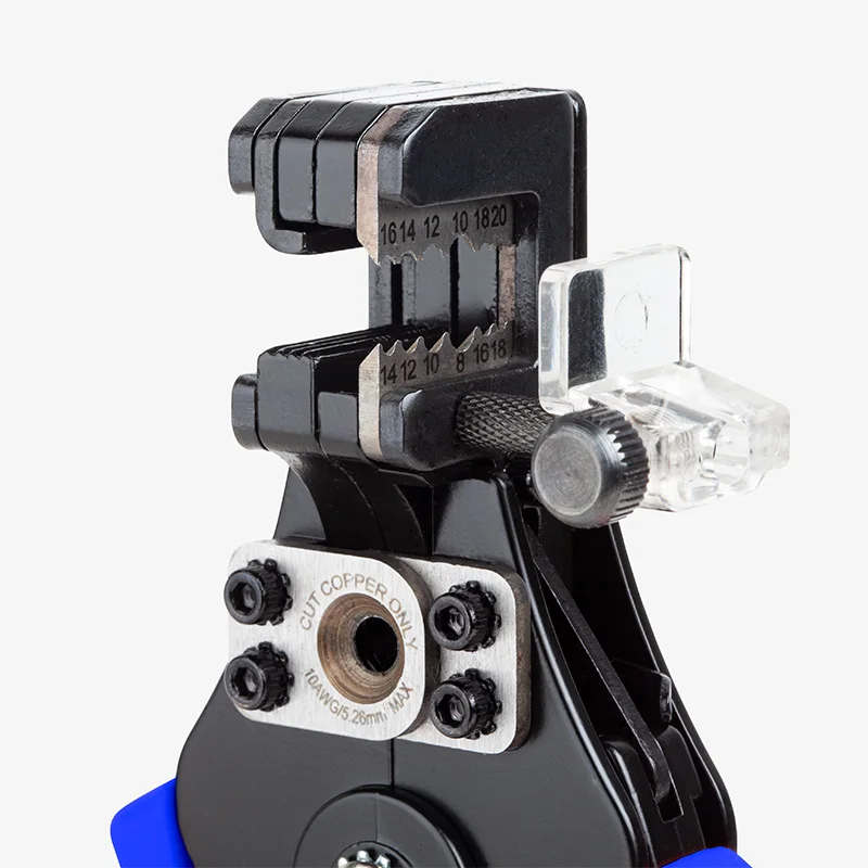 Taiwan Wire Cutter, Heavy Duty Automatic Wire Stripper Tool for 8-20 AWG Solid and 10-22 AWG Stranded Electrical Wire