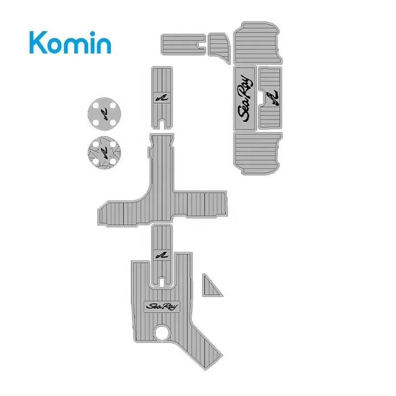 Komin Customized EVA Foam Faux Teak Marine Boat Yacht Flooring