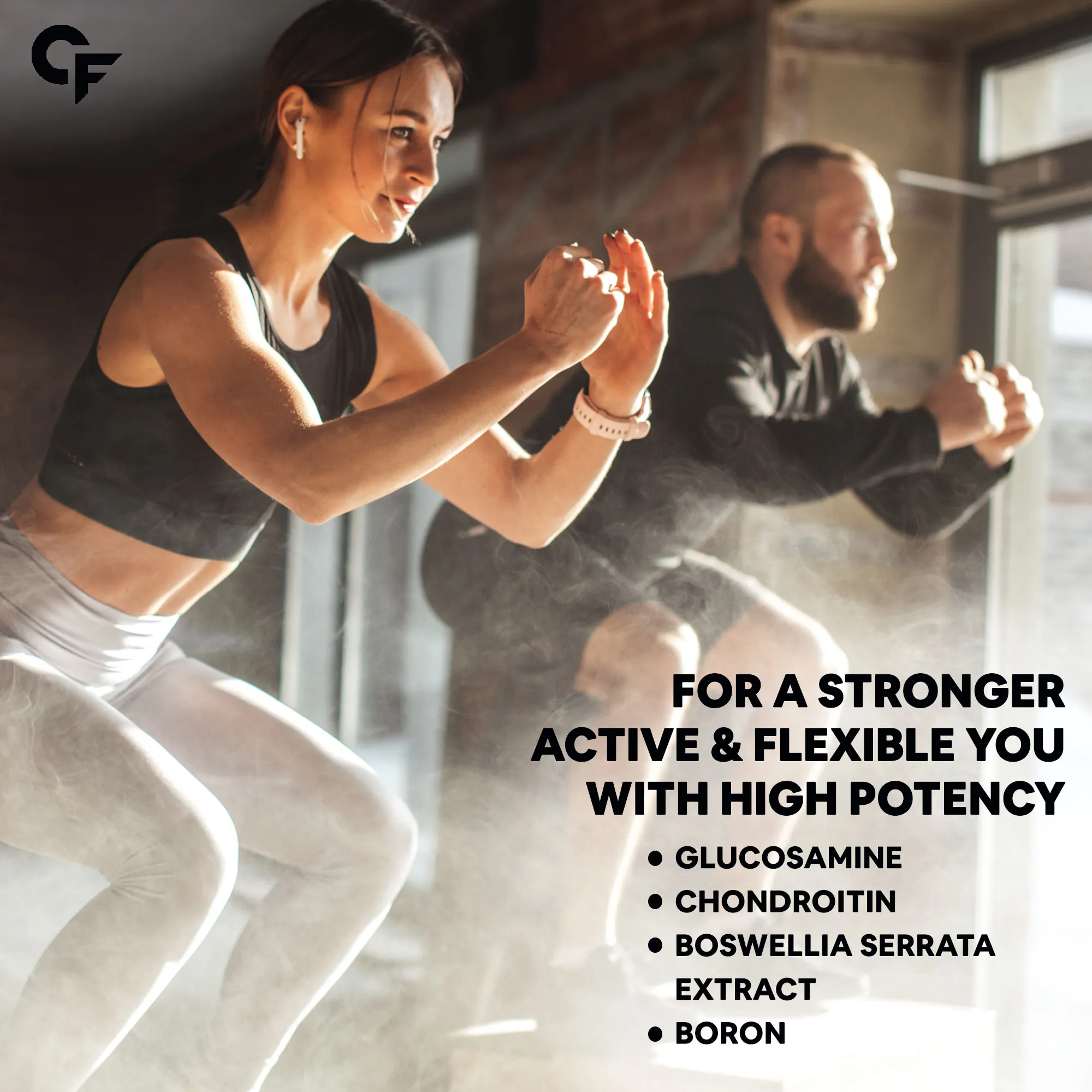 Joint Support Supplement \ Tablets with Glucosamine 1600mg Per Serving with Chondroitin, Boswellia, Turmeric & Ginger