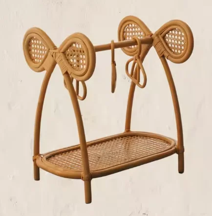 Beautiful Rattan Doll Clothes Handmade Rattan Doll Accessories for Hanging Clothes