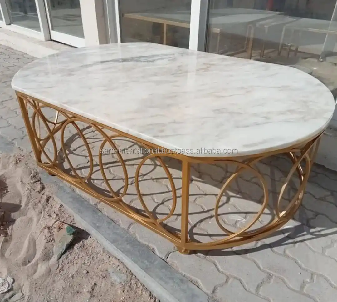 Luxury Dining and Coffee Tables Elegant Dining Sets Metal Bases Console Tables and Unique Centerpieces for Home and Weddings