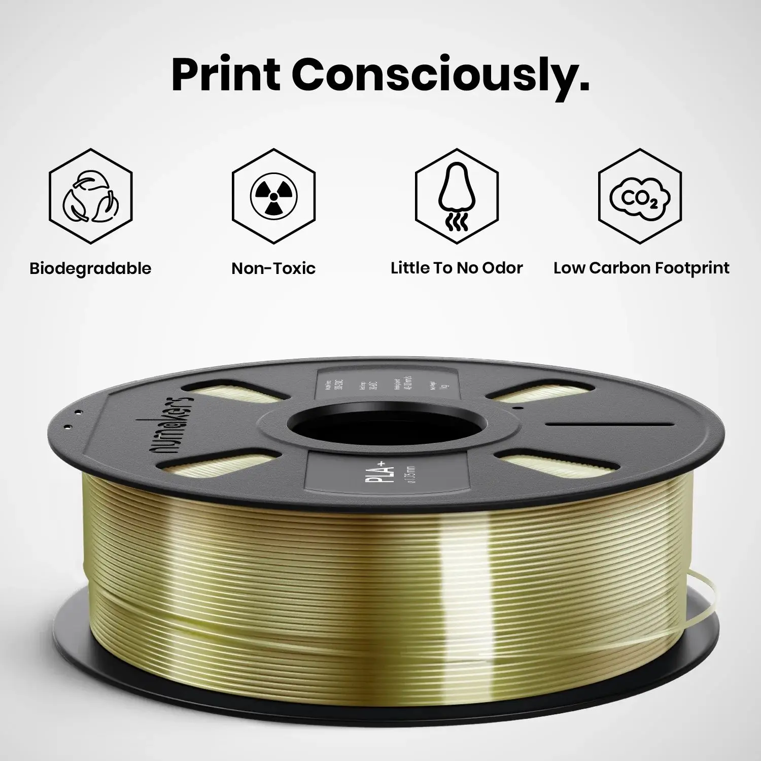 Factory Manufacture Silk Bronze PLA Filament 1.75mm 3D Printer Filament Available At Factory Price From Trusted Supplier
