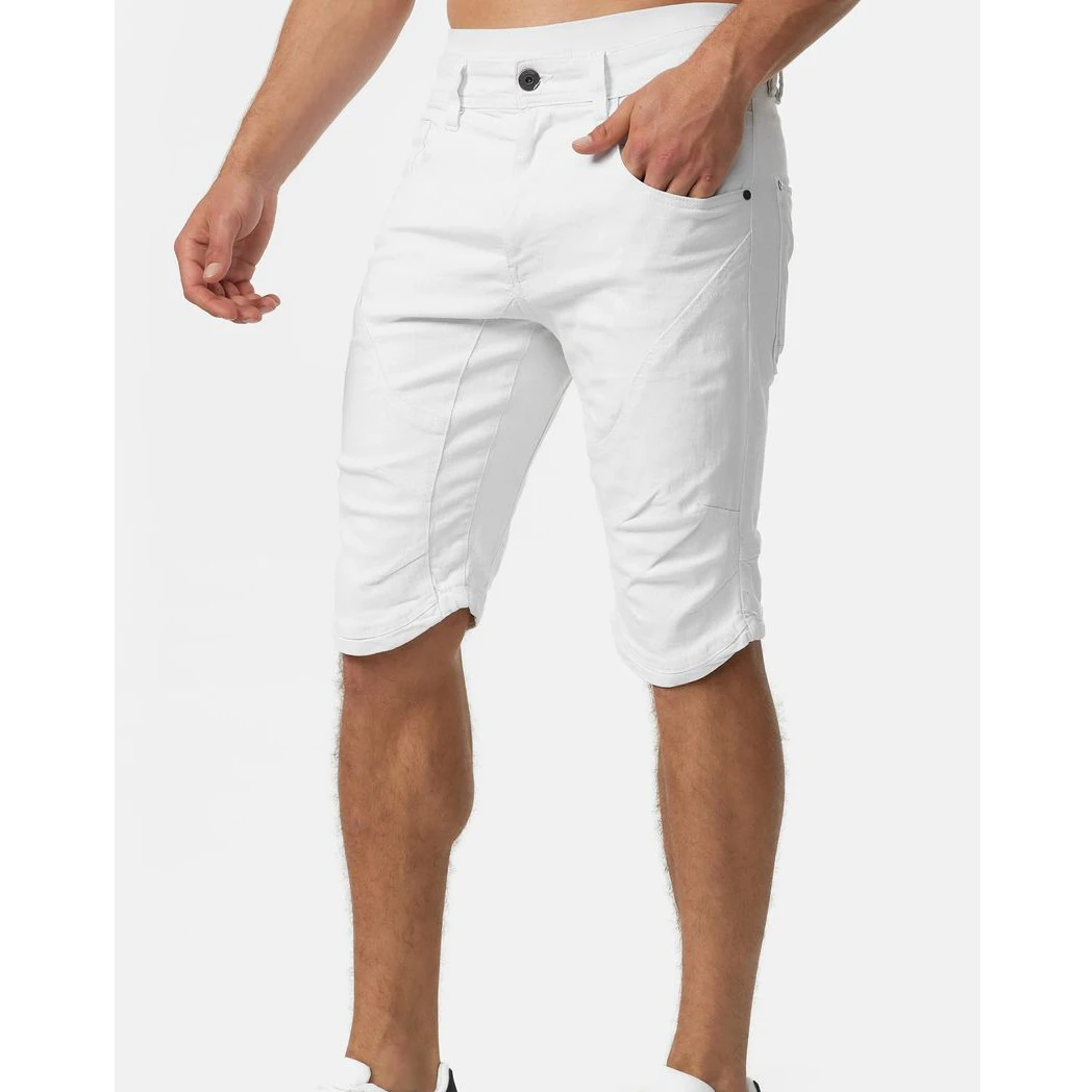 Mens Denim Shorts Stretch Slim Fit Rolled Affordable Price Good Quality Jeans Half Pants New Style Baggy