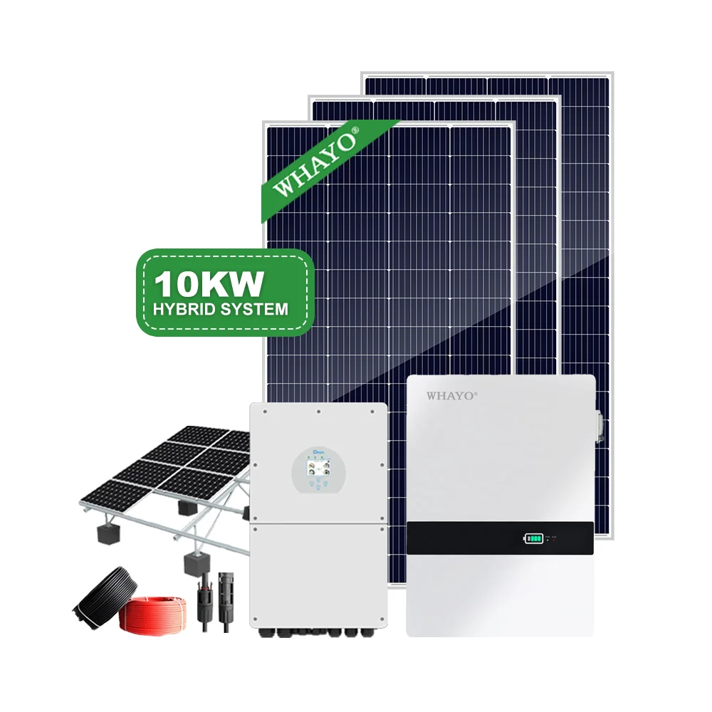 Household Complete Solar System 10Kw Home Solar System Kit Hybrid 10Kva Solar Power Systems