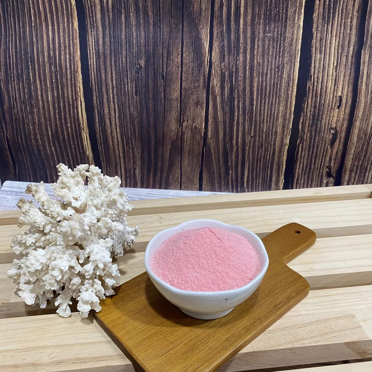 Vegan Powder Manufacturer Price sweet and pink Strawberry flavor powder