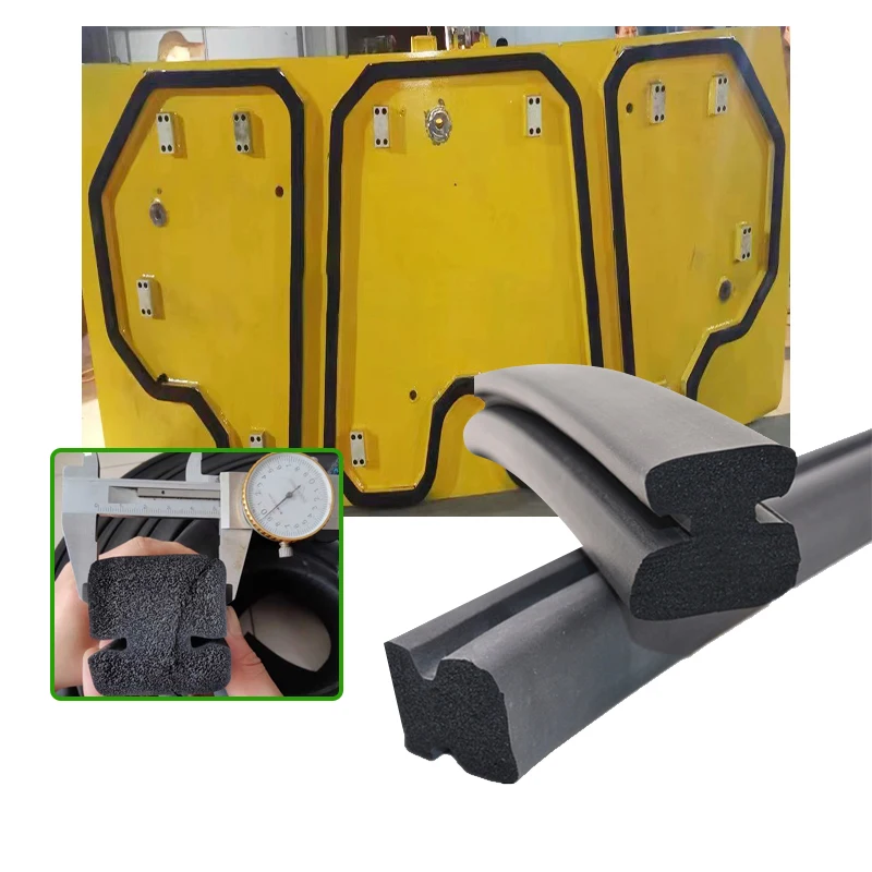 High quality shield machine accessories epdm vacuum tunnel shield machine rubber seal strip gasket