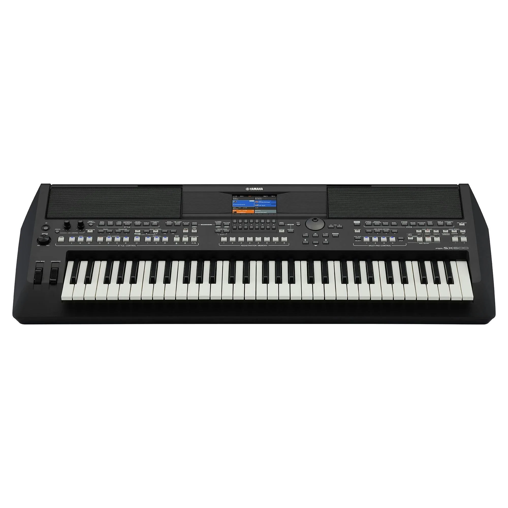 Yamaha PSR-SX600 61-клавишный аранжировщик рабочая станция клавиатура Используется в состоянии с механическим стилем вертикального и рояля