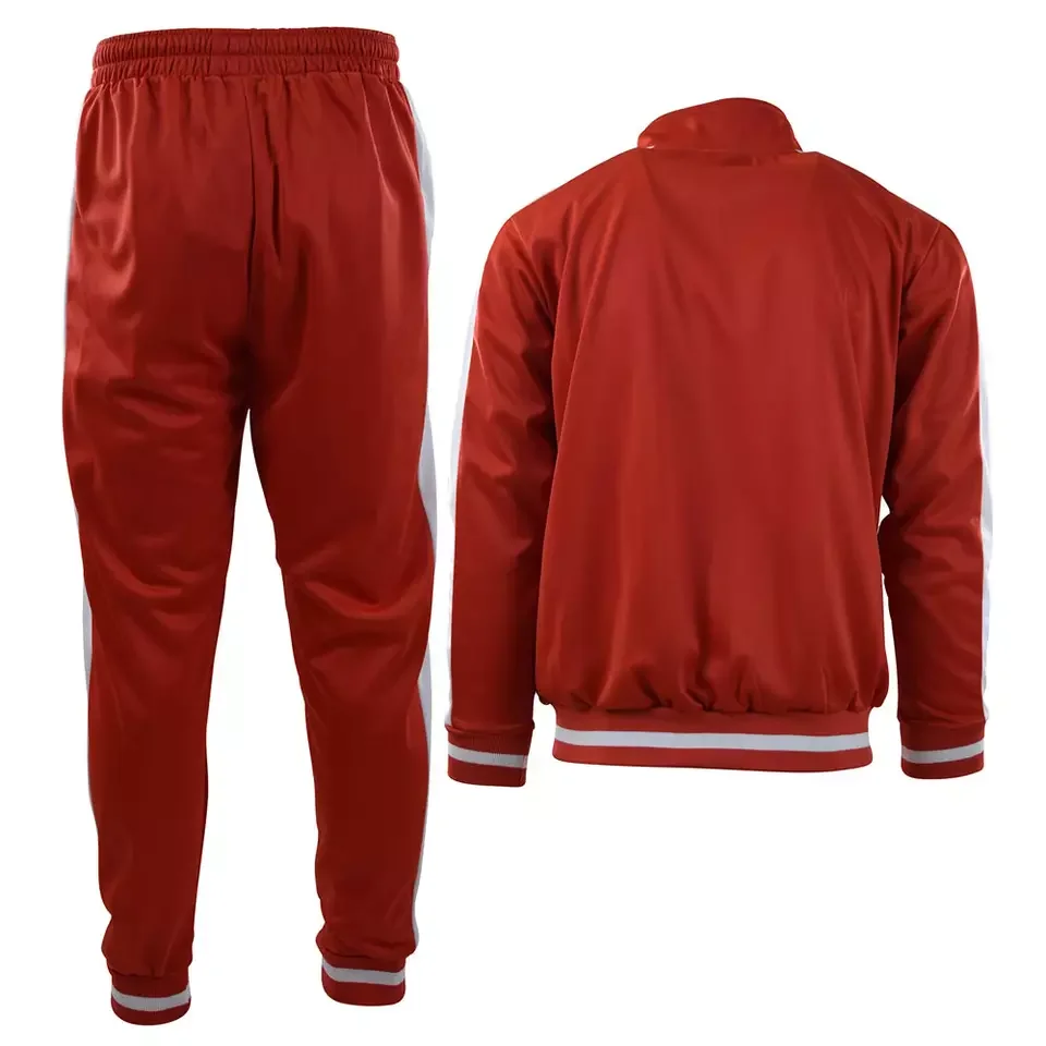 Pakistan factory custom logo men track suits private label jogger sets knit