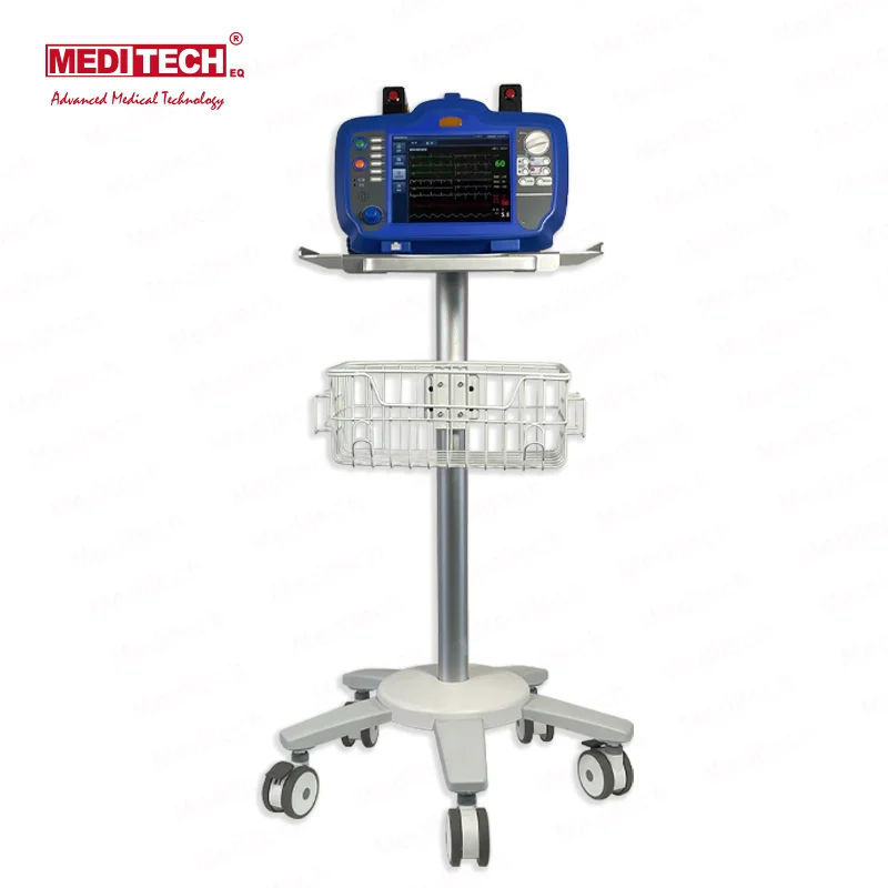 Meditech Good quality stand stainless steal medical trolley