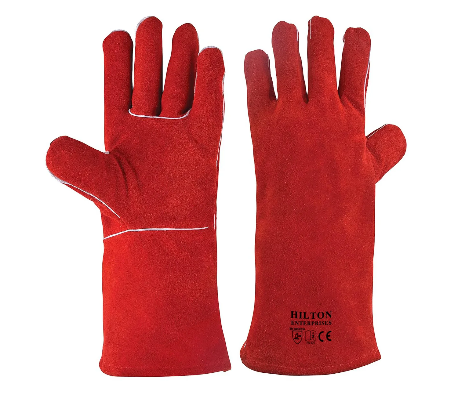 OEM Best Price Cow Split Leather Welding Gloves Heat Resistant Cowhide Welding Gloves Work Glove for Industrial Safety