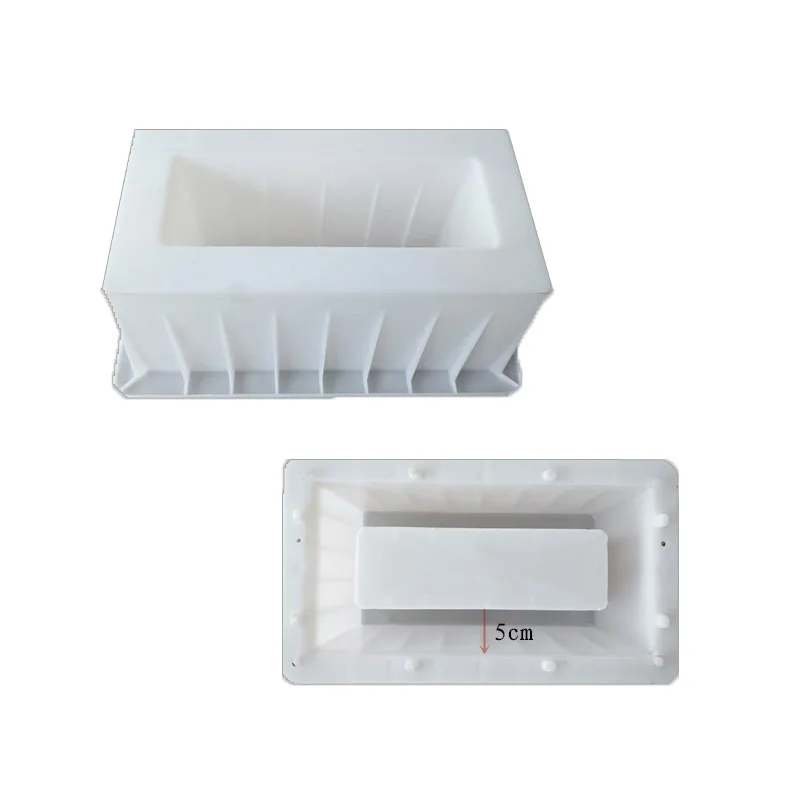 Concrete precast block Concrete masonry unit block square brick permeable brick plastic mold