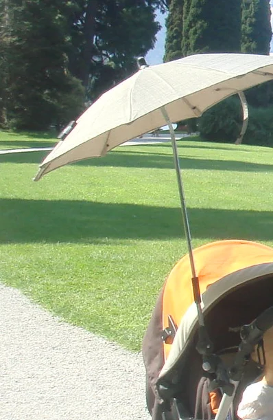 100%Made in Italy Parasol High UPF Colorful Coat with Patented Joint with Clamp Included for Stroller Pram Bike
