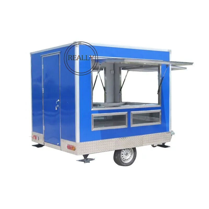 Small Outdoor Catering Mobile Street Food Truck New Mobile Street Food Trailer Kiosk Design for Street Food Vending Cart