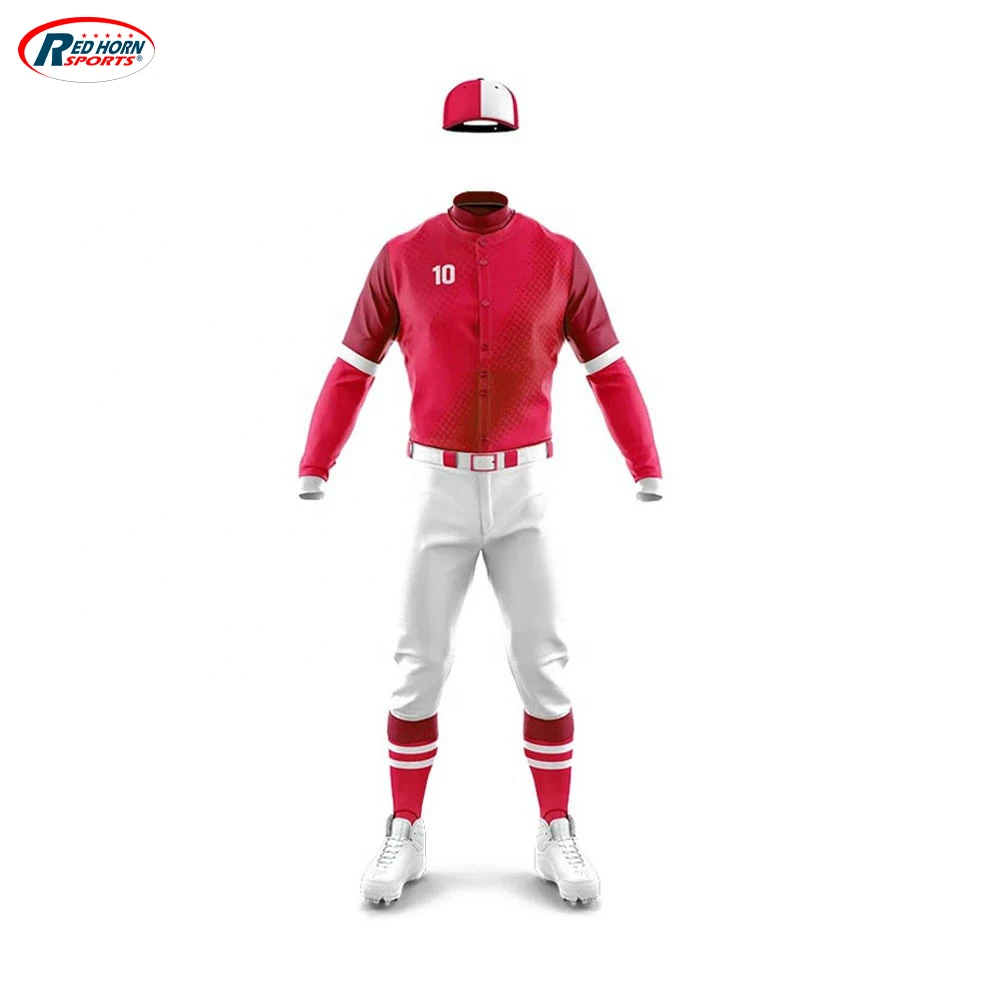 Professional Design Best Price Hot Sale Baseball Uniform Custom Prints Team Name and Team Numbers for Men and Women