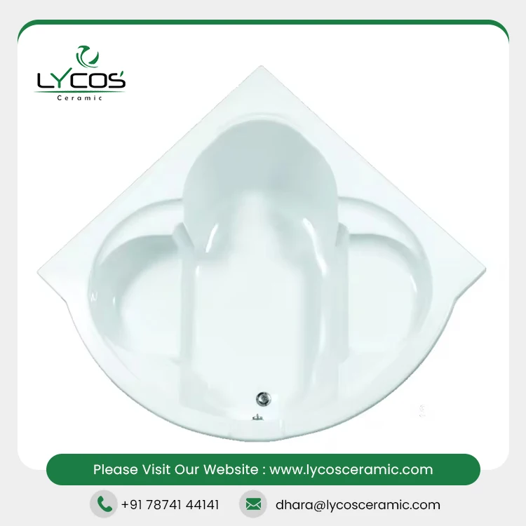 New Collection Genuine Quality Acrylic Triangle Bathtub Corner Available At Factory Price
