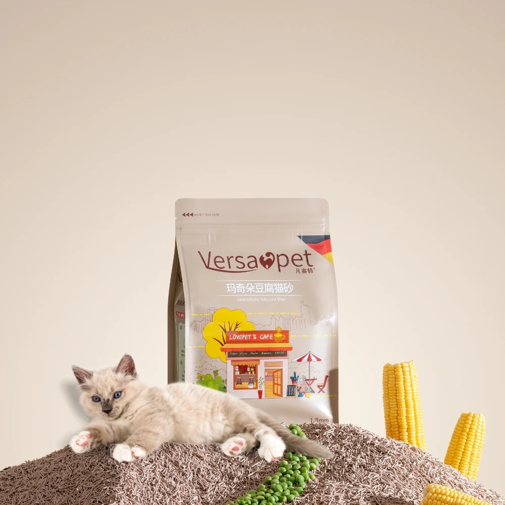 Lovepet, Быстросохнущий гороховый волокнистый контроль запаха, 7,6 кг, экологически чистый туалет, пригодный для рассасывания, наполнитель для кошачьего туалета класса