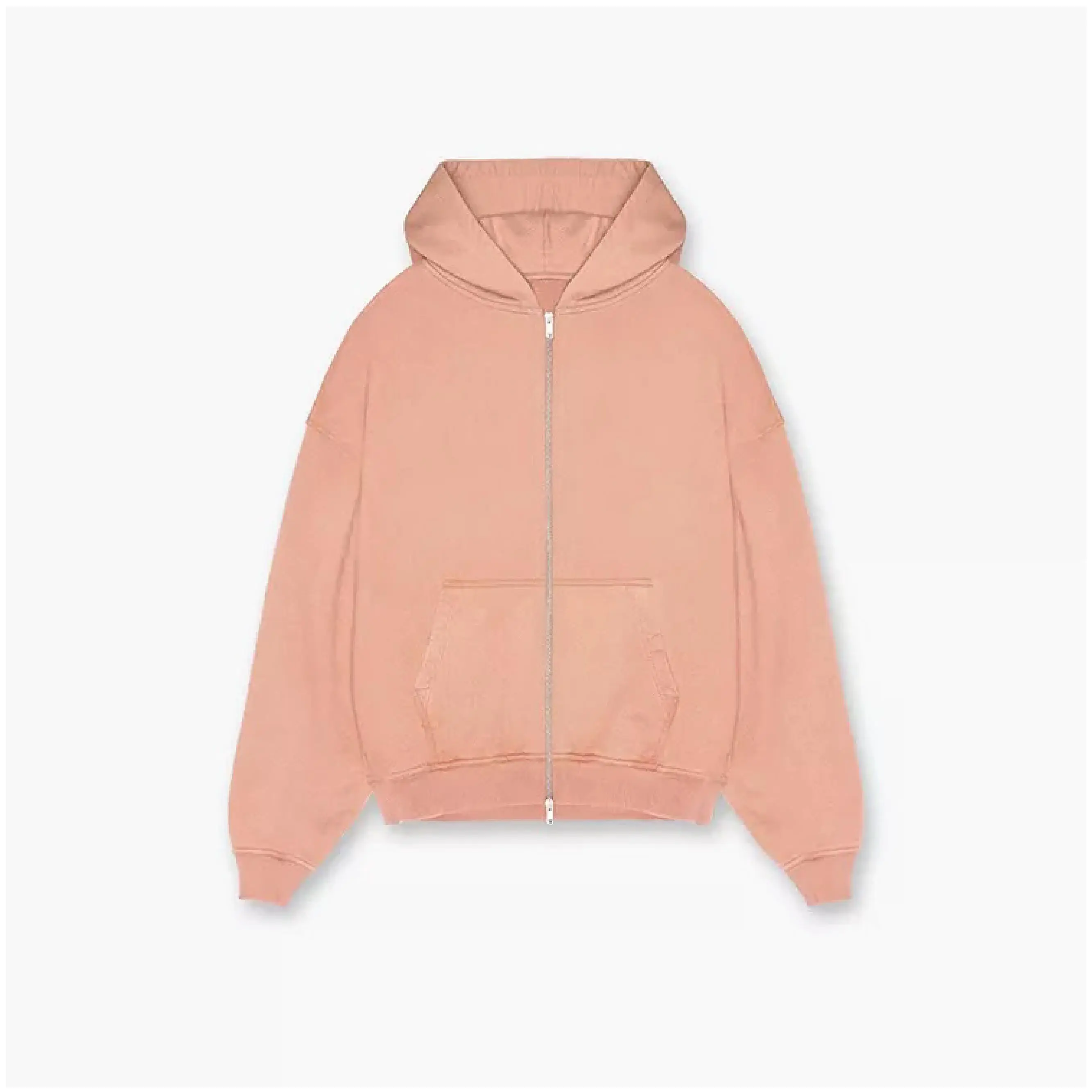 Custom logo Winter Men Hoddies zipper hoodies plain with pocket