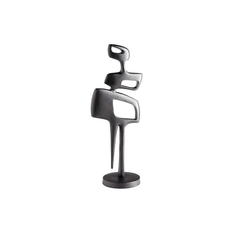 Latest Design Tiger Metal Sculpture Handmade Design Black Color Aluminium Showpiece Using for Wedding Decoration