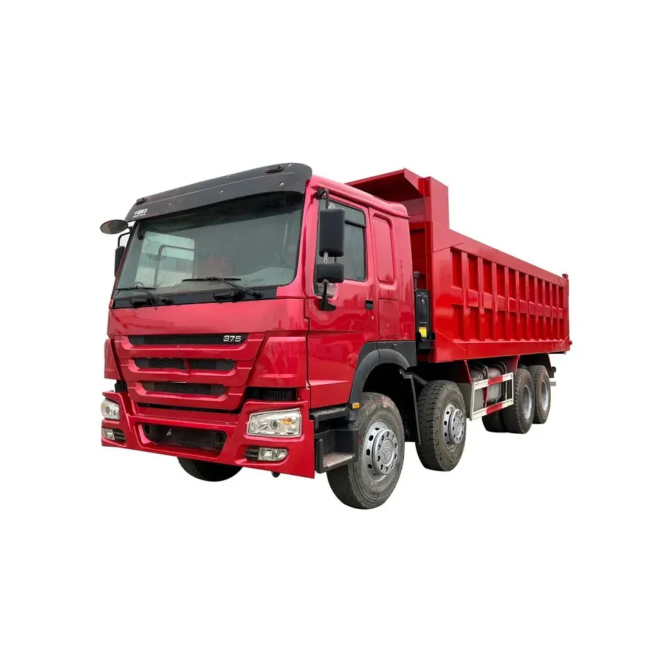 Isuzu Mitsubishi 8x4 Drive Wheel Small Dump Truck New Condition Cummins Engine Brand Fast Gear Box 30t Diesel Factory Price Sale