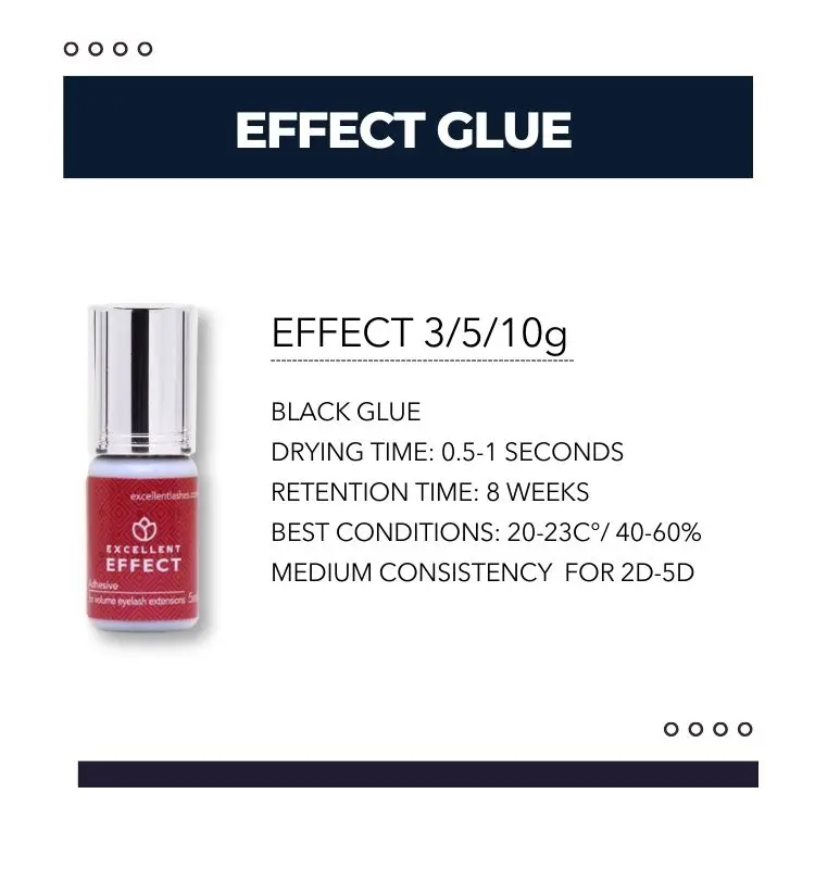 Korean Eyelash Extension with Excellent Effect Glue Gaze Velvet Flow Silken Lash Adhesive Glue Wholesaler with OEM Support