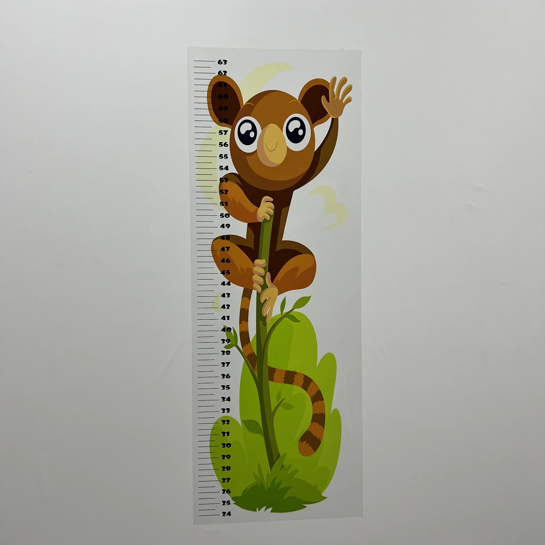Dry Erase Growth Chart For Kids Model-4 Reusable Durable Polystyrene Material Holds The Surface With Static Electricity
