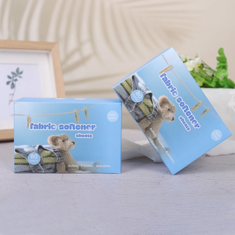 Soften Fragrance And Antiseptic Fabric Softener Dryer Sheets For Machine