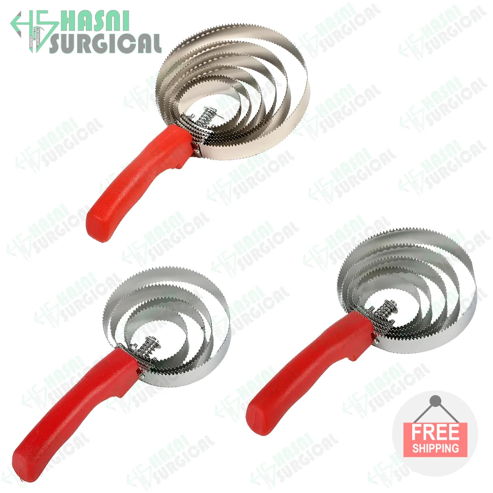 Stainless Steel Cattle Horse Hair Comb, Veterinary Instrument, 4-5-6 Circle by Hasni Surgical CE /ISO Approved