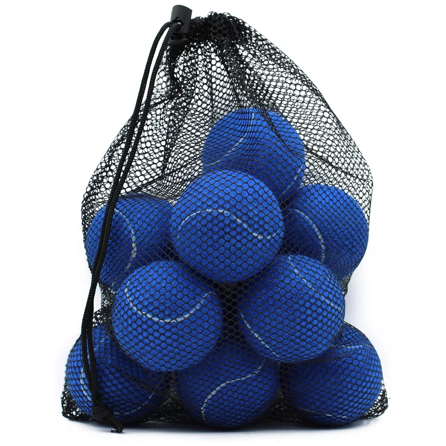 Solid Blue Color High Quality Advanced Training Tennis Balls with Mesh Bag Sports Practice Balls Playing Tennis balls