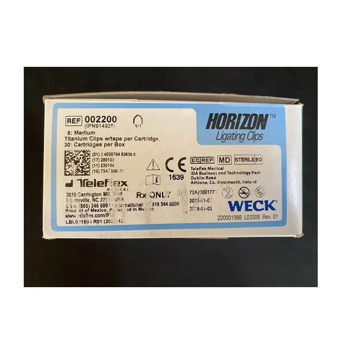 Factory Direct Sale Top Quality Sterile Laparoscopic Surgical Instruments Titanium Clips Clips Applier Ligation Clip