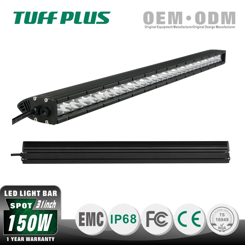 Tuff Plus 150w slim light bar offroad truck trailer auxiliary led light bar