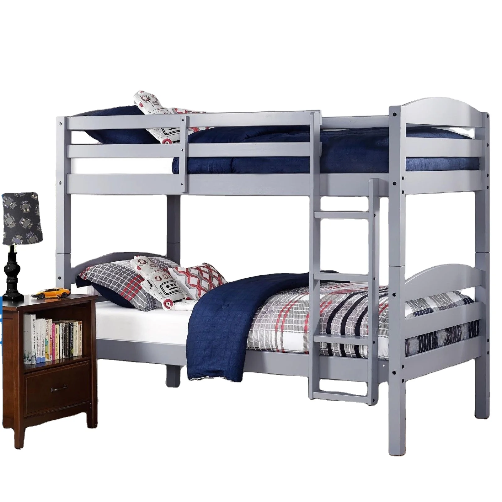 Wholesale modern Vietnam Wooden Bunk Beds Natural Wood material bedroom furniture all ages