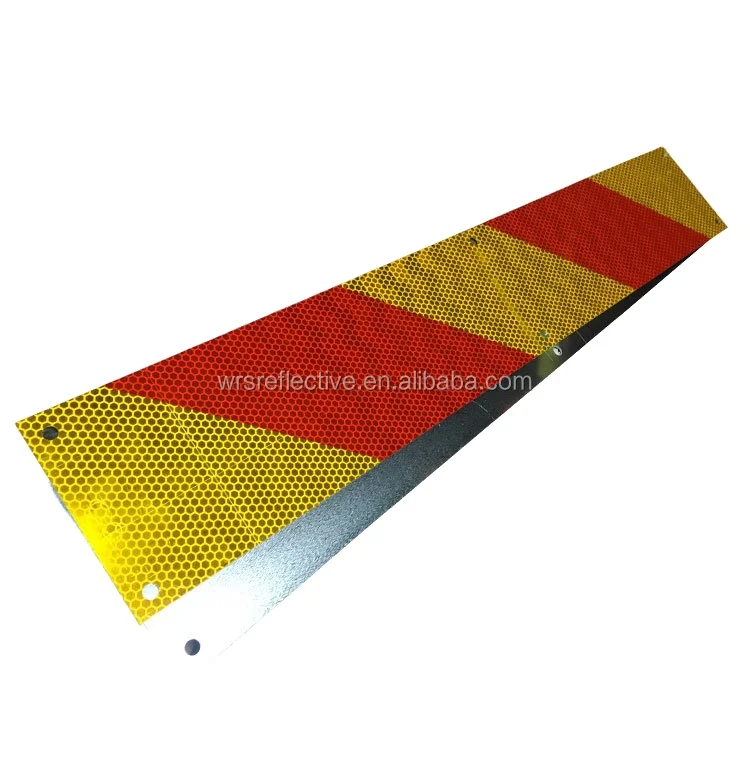 Highway Safety Yellow Red Color Glass Bead Honey Comb Trailer Truck Chevron Reflectors